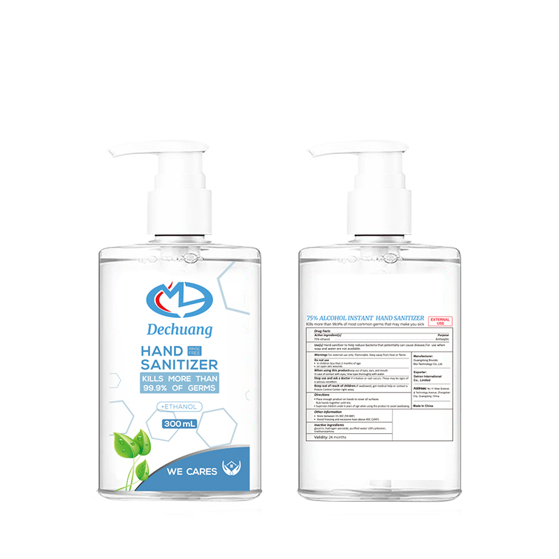 300ml 75% Alcohol instant hand sanitizer gel