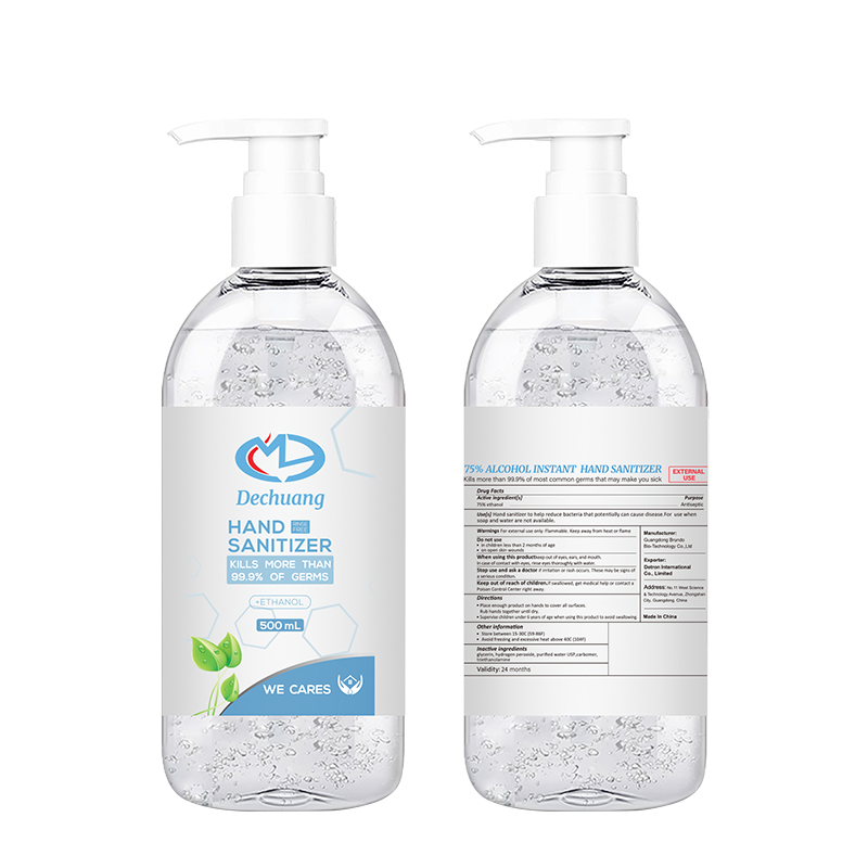 500ml 75% Alcohol Instant Hand Sanitizer Gel