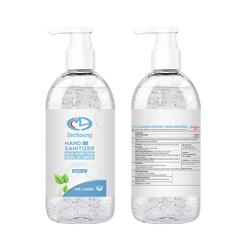 1000ml 75% Alcohol Instant Hand Sanitizer Gel