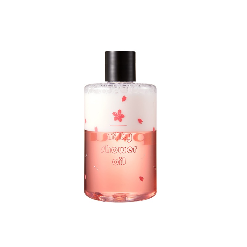 Rose fragrance milky shower oil